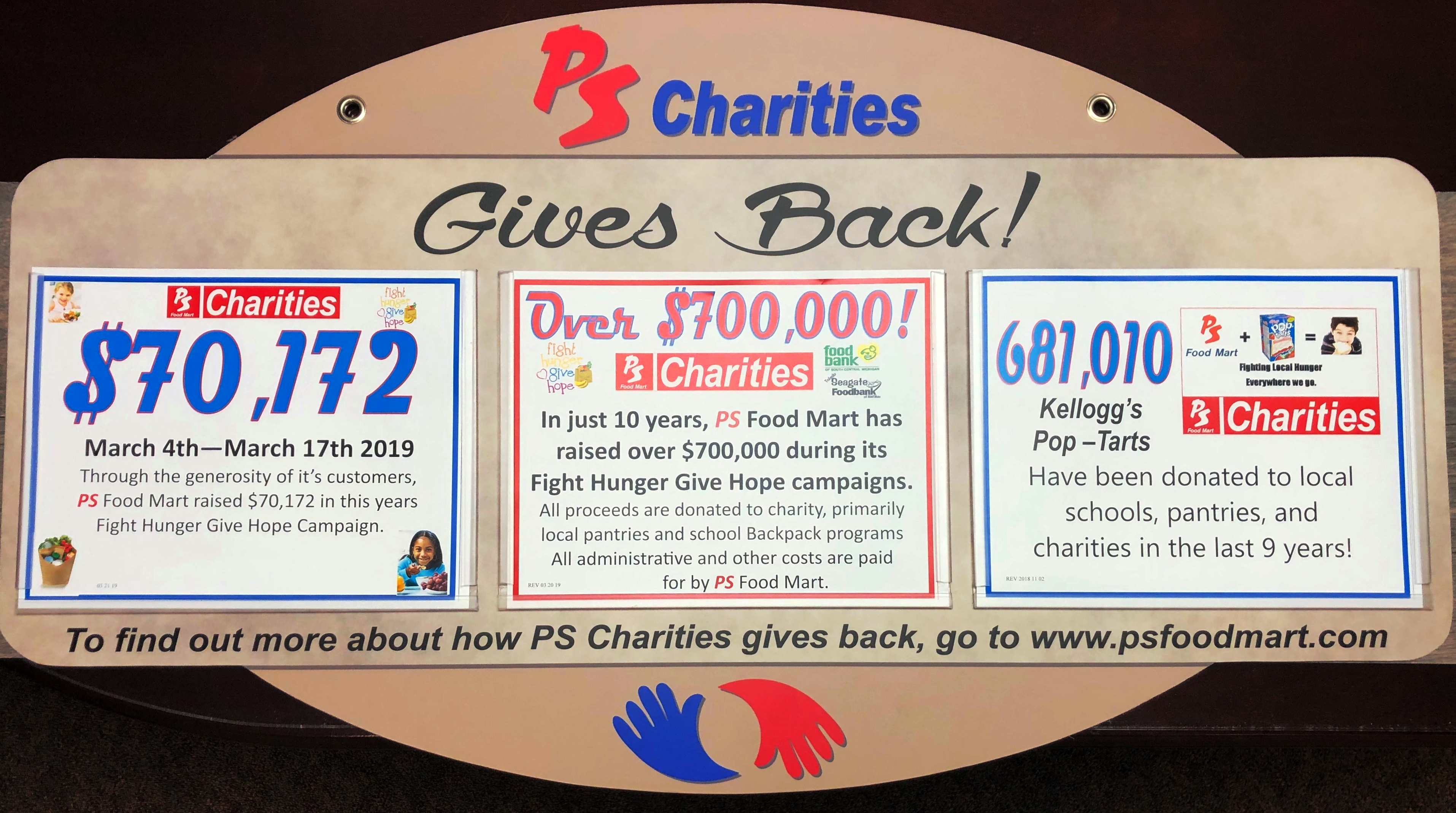 Ps Charities Ps Food Mart