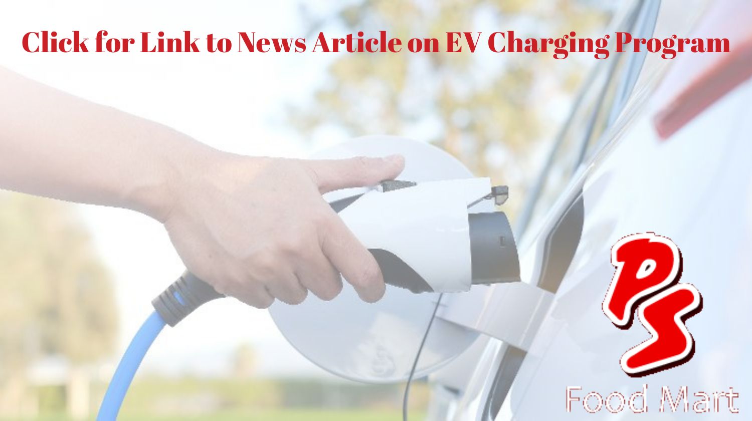 Click for Link to News Article on EV Charging Program